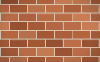 Terracotta Wall Loft II — colourful orange and beige brick wall background, variation II