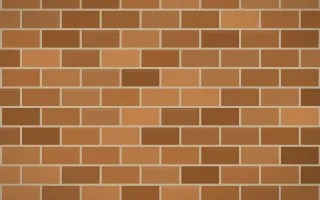 Tuscan Brick — colourful orange and brown brick wall background