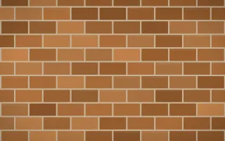 Tuscan Brick II — colourful orange and brown brick wall background, variation II