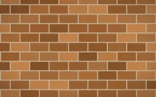 Tuscan Brick III — colourful orange and brown brick wall background, variation III
