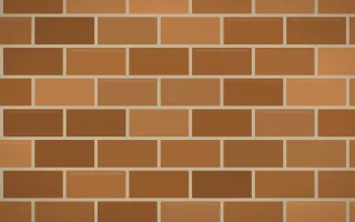 Tuscan Brick Loft — colourful orange and brown brick wall background