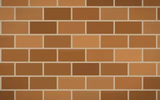 Tuscan Brick Loft II — colourful orange and brown brick wall background, variation II
