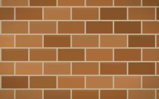 Tuscan Brick Loft III — colourful orange and brown brick wall background, variation III