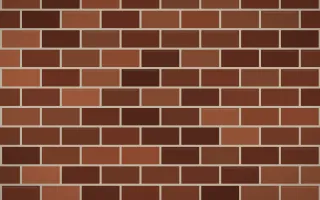 Vintage Rust Brick — dark brown and orange brick wall background