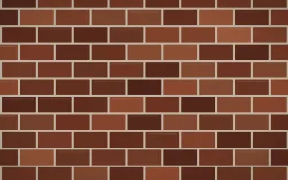 Vintage Rust Brick III — dark brown and orange brick wall background, variation III