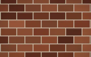 Vintage Rust Brick Loft — dark brown and orange brick wall background