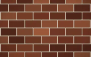 Vintage Rust Brick Loft II — dark brown and orange brick wall background, variation II
