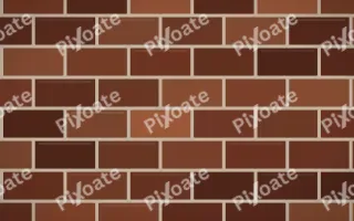 Vintage Rust Brick Loft II — dark brown and orange brick wall background, variation II