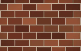 Vintage Rust Brick Loft III — dark brown and orange brick wall background, variation III