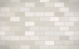 Whitewashed Loft II — light white and grey brick wall background, variation II