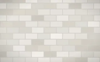 Whitewashed Loft III — light white and grey brick wall background, variation III