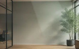 Business Morning Haze — light white and green business background