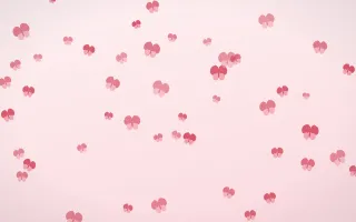 Cherry Soda Butterflies III — light red and white butterfly background, variation III