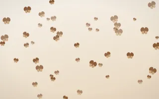 Cocoa Butterflies — light brown, orange and white butterfly background