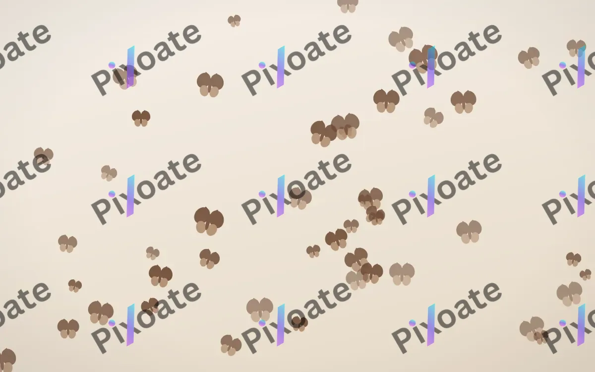 Espresso Butterflies — light brown, orange and beige butterfly background