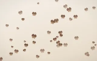Espresso Butterflies — light brown, orange and beige butterfly background