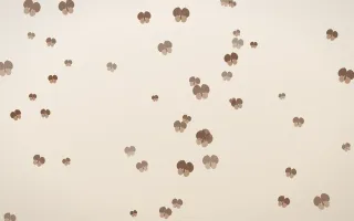 Espresso Butterflies II — light brown, orange and beige butterfly background, variation II