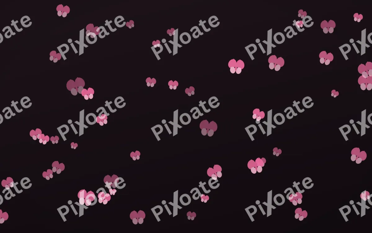 Flamingo Noir Butterflies — dark pink and black butterfly background