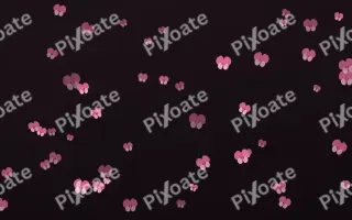 Flamingo Noir Butterflies — dark pink and black butterfly background