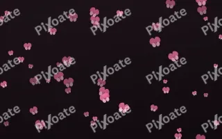 Flamingo Noir Butterflies II — dark pink and black butterfly background, variation II