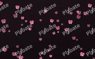 Flamingo Noir Butterflies III — dark pink and black butterfly background, variation III