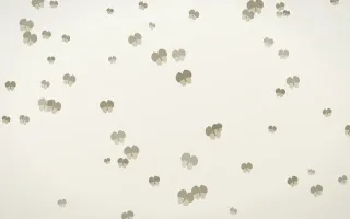 Fresh Linen Butterflies II — light yellow and white butterfly background, variation II