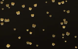 Golden Noir Butterflies — dark gold, yellow and black butterfly background