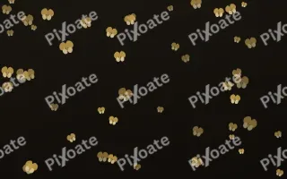 Golden Noir Butterflies — dark gold, yellow and black butterfly background