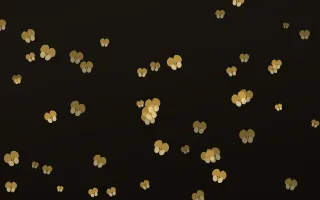 Golden Noir Butterflies II — dark gold, yellow and black butterfly background, variation II