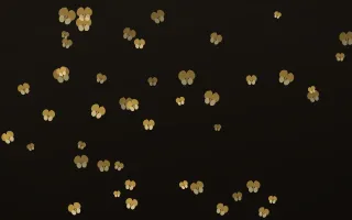 Golden Noir Butterflies III — dark gold, yellow and black butterfly background, variation III
