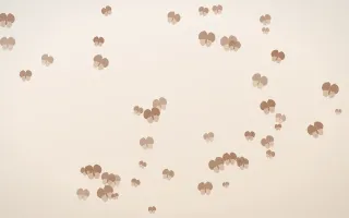 Mocha Milk Butterflies II — light orange and white butterfly background, variation II