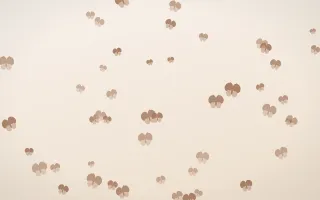 Mocha Milk Butterflies III — light orange and white butterfly background, variation III