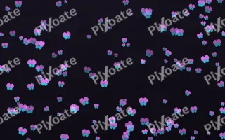Neon Noir Butterflies Dense — dark purple, teal and black butterfly background