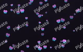 Neon Noir Butterflies III — dark purple, teal and black butterfly background, variation III