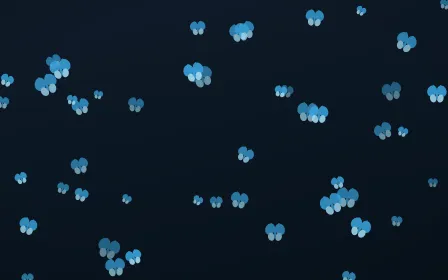 Ocean Ink Butterflies — dark blue butterfly background