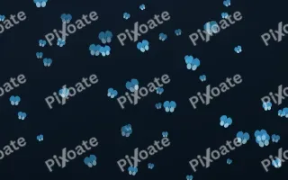 Ocean Ink Butterflies II — dark blue butterfly background, variation II