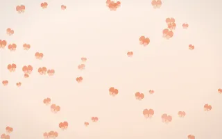 Peach Fuzz Butterflies — light orange and white butterfly background