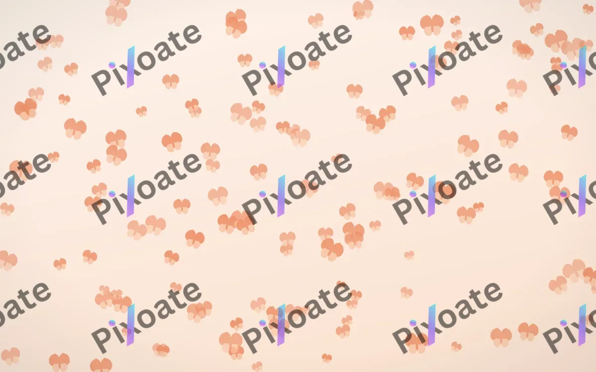 Peach Fuzz Butterflies Dense — light orange and white butterfly background