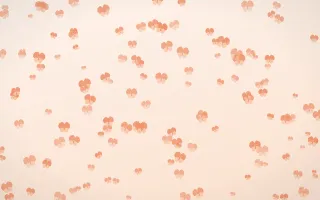 Peach Fuzz Butterflies Dense II — light orange and white butterfly background, variation II