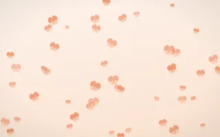 Peach Fuzz Butterflies II — light orange and white butterfly background, variation II