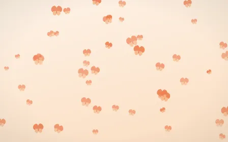 Sunset Pop Butterflies — light orange and beige butterfly background