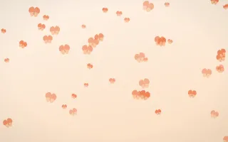 Sunset Pop Butterflies II — light orange and beige butterfly background, variation II