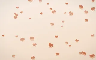 Terracotta Butterflies II — light orange and beige butterfly background, variation II