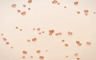 Terracotta Butterflies III — light orange and beige butterfly background, variation III