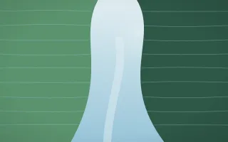 Clear Day Canyon IX — light blue and green canyon background, variation IX