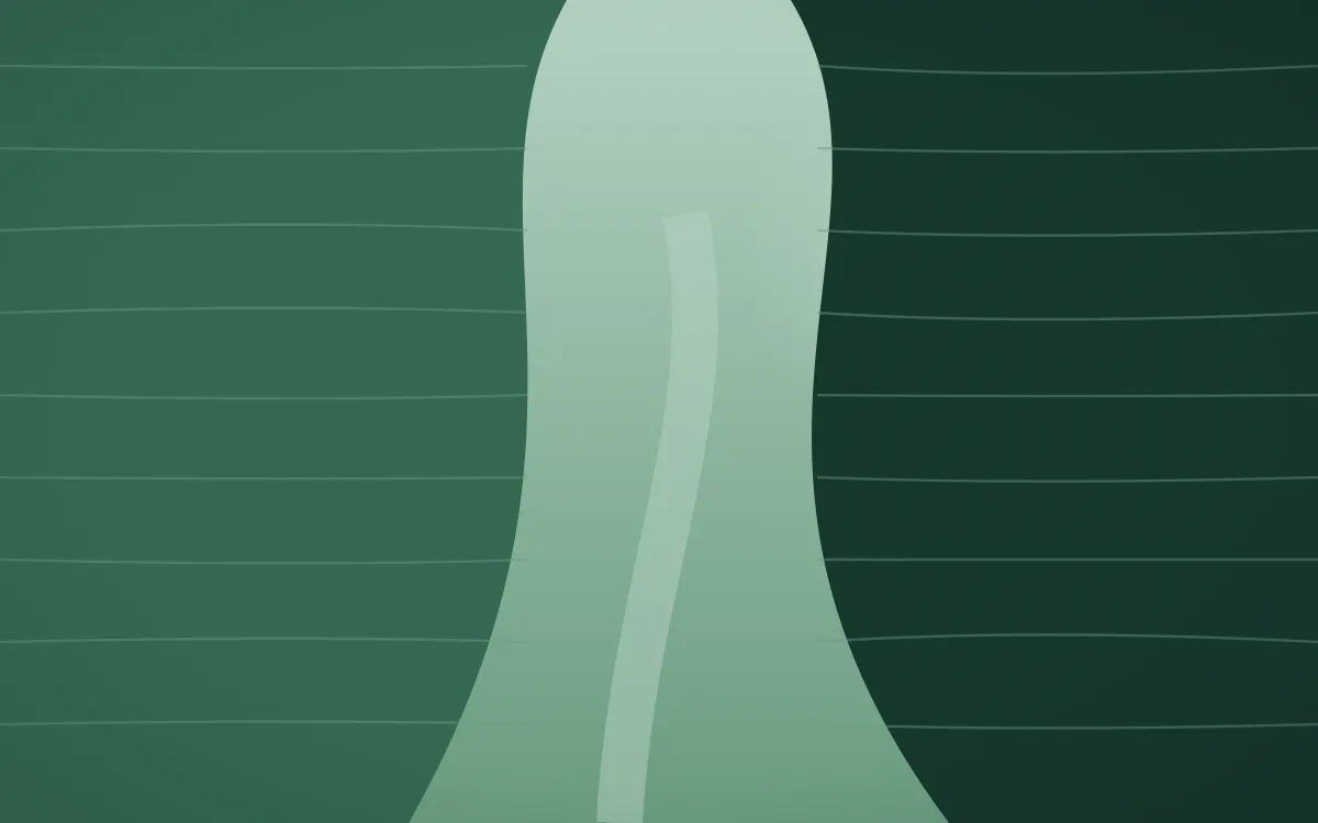 Emerald Mist Canyon — dark green canyon background