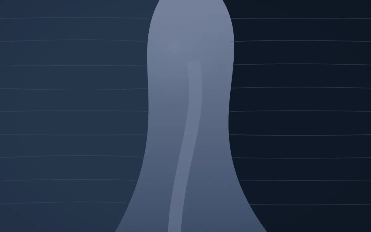 Moonlight Canyon — dark blue canyon background