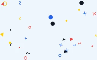 Comic Splash III — light blue, red and gold cartoon background, variation III