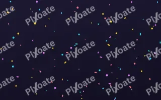 Night Carnival — dark purple, gold and teal cartoon background