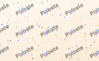Party Popper III — light red, blue and white cartoon background, variation III
